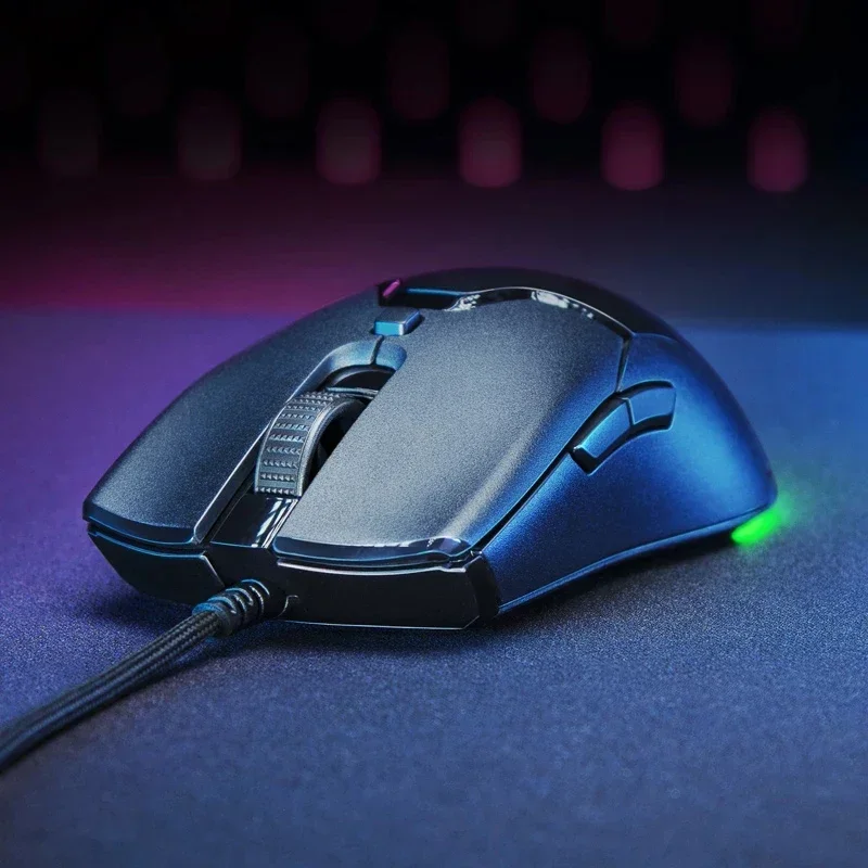 Razer Viper Mini Mouse 8500 ديسيبل متوحد الخواص مستشعر بصري Chroma RGB سلكي 61 جرام ماوس خفيف الوزن SPEEDFLEX كابل ماوس لألعاب Esport