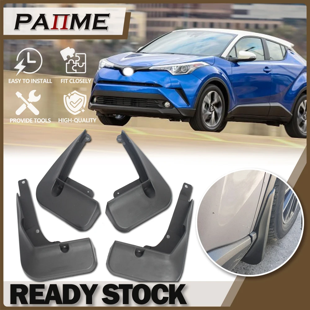 

Car Mud Flaps Splash Guards Fits For TOYOTA CHR C-HR 2016 2017 2018 2019 Front Rear Mudflaps Mud Flap Mudguards Fender yc101247