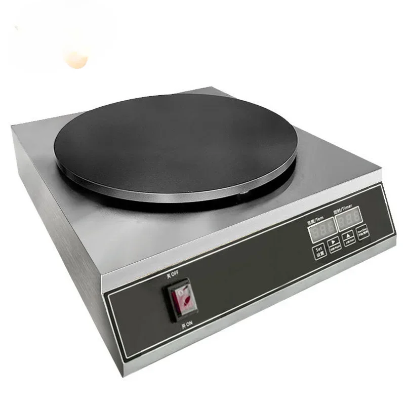 Pancake Fruit Machine, Commercial Electric Stainless Steel Gripper Crepe Vegetable Pancake Banji Stove