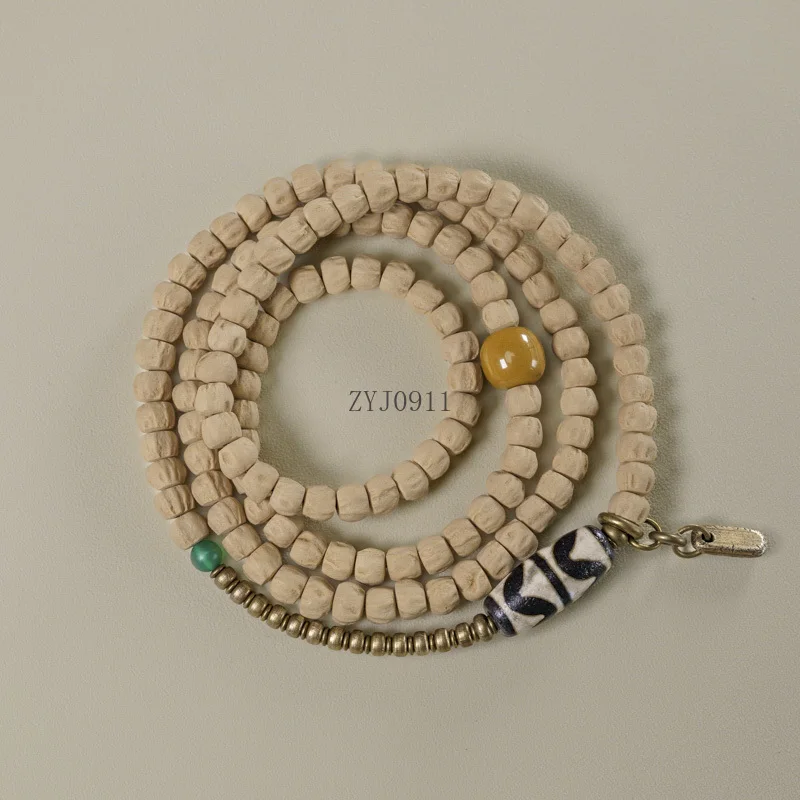 Bracelet Necklace Dual-purpose Bead String Ethnic Style Passion Seed Multi-layer Buddha Bead Bracelet Men's and Women's