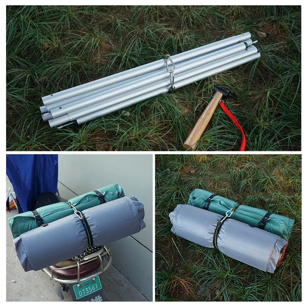 

5Pcs Tent Fixing Cords Heavy Duty Bungee Cords Elastic Straps Outdoor Camping Cargo Luggage Binding Rope Elastic Bungee Rope