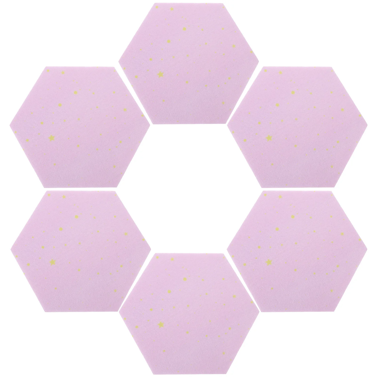6 pçs hexágono placa de cortiça telhas pino memo quadro de avisos decoração da parede do escritório em casa placas de cortiça para paredes quadros de avisos