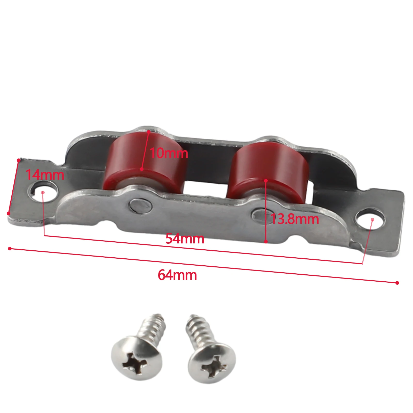 Stainless Steel Sliding Door Sash Pulley Roller Suitable for Standard For Runner Track in Multi-Use Environments