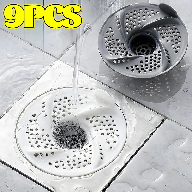 

Противозасоряющаяся сливная крышка, вращающаяся сетка, сито для раковины, ловушка для волос со сливными отверстиями, крышка сливного фильтра для кухни, ванной комнаты, душа