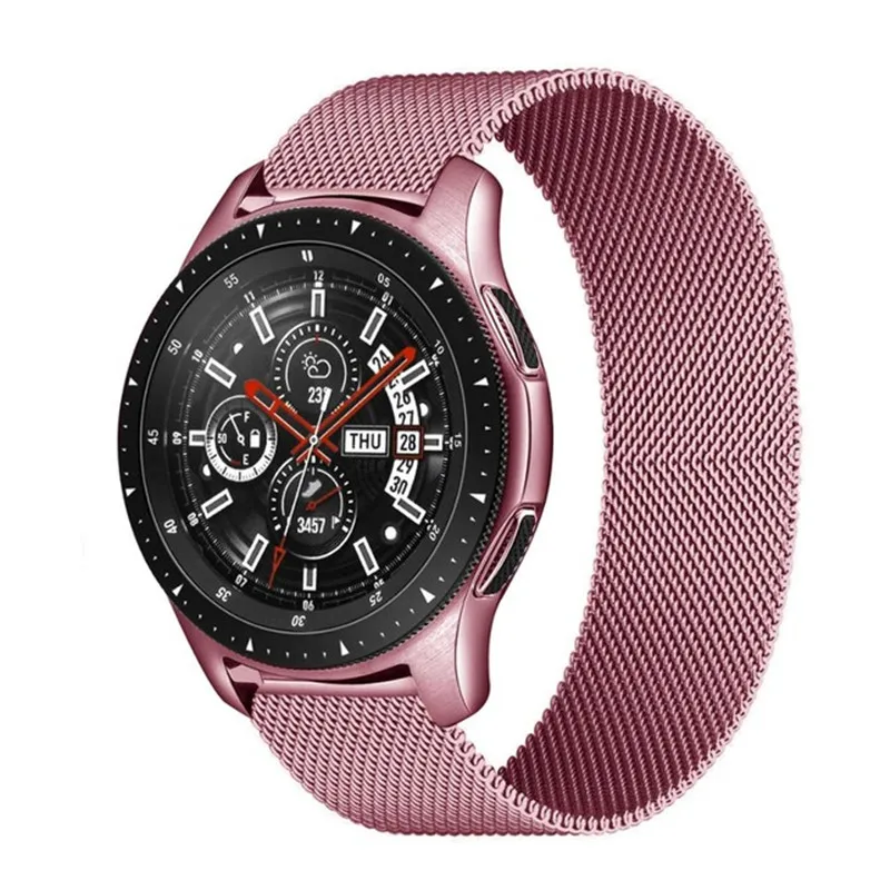 Milanese loop For Samsung Galaxy watch 3 strap 46mm 45mm Active 2 42mm 41mm Gear S3 Frontier 20mm 22mm bracelet Huawei GT 2 band