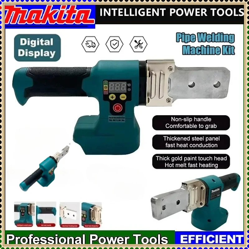 

Makita Electric Pipe Welding Machine Cordless Fuser PPR PE Soldering Iron Plastic Tube PP Heating Hot Melt For 18V Battery