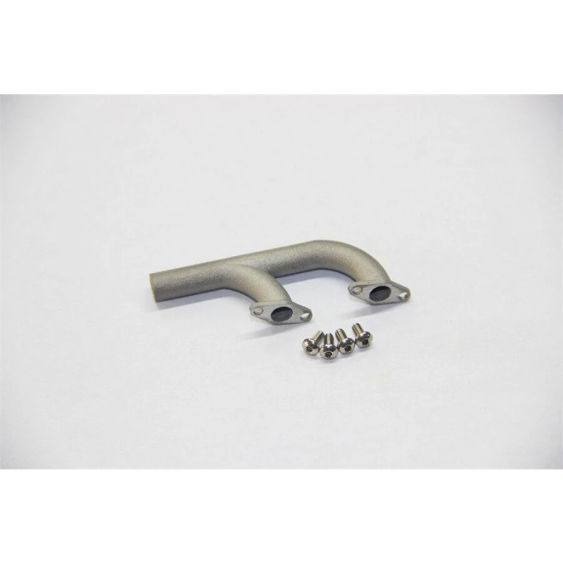 Double-cylinder full-range exhaust pipe engine exhaust chimney with screw metal fittings