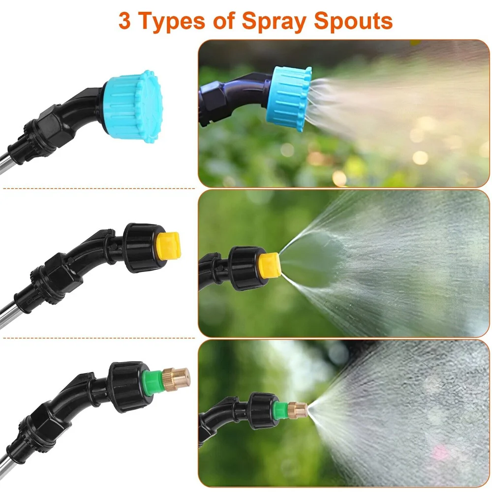 Imagem -04 - Pulverizador de Jardim Elétrico Atomização Automática Usb Recarregável Planta Sprinkler Regador Garrafa de Irrigação 5l