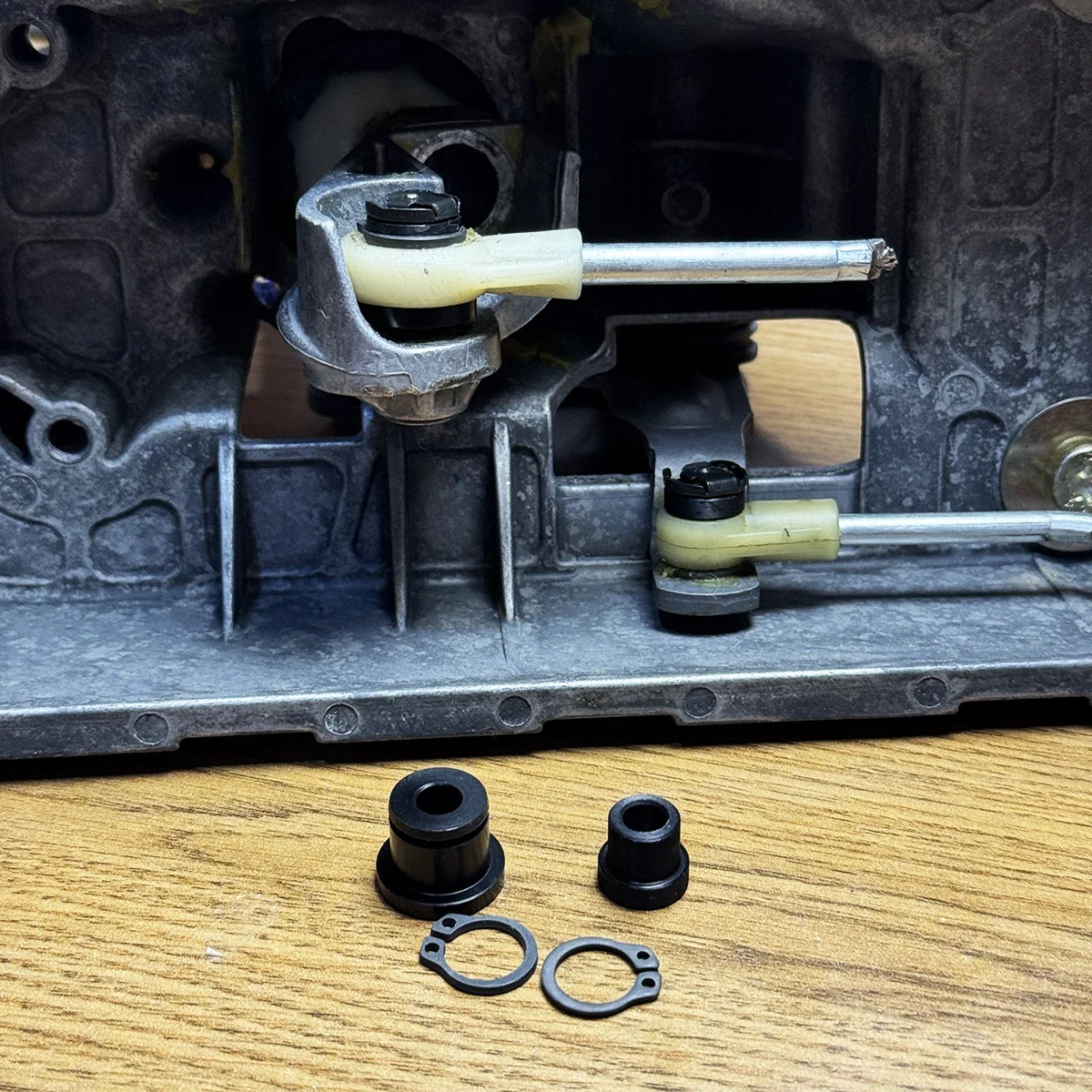 مجموعة جلبة ناقل الحركة الكاملة لسيارة VW Golf MK4 Bora Beetle Lupo Polo Sharan علبة التروس شيفتر رافعة محدد نهاية الربط الملحقات