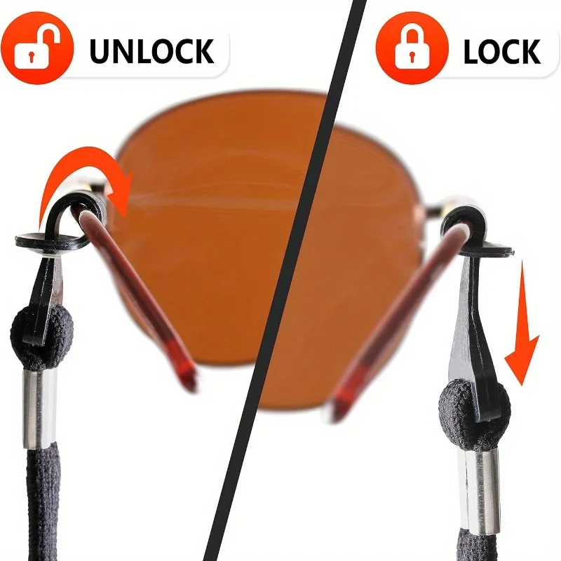 2/4pcs Eyeglasses Holder Strap Cord, Eyeglasses String Holder Chain Necklace, Anti-slippery Glasses Cord Lanyard