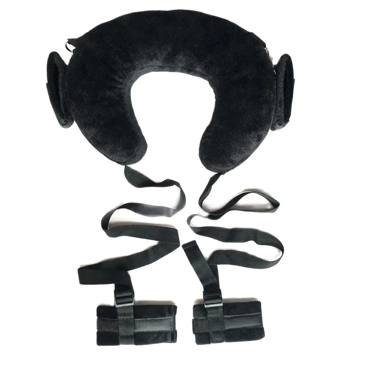 Almohada Rosa para el Cuello, Almohada Sexy SM, Esposas para Mujer, Grilletes para Piernas, Restricción de Esclavas, Juego de Rol, Juego de Pornografía Femenina