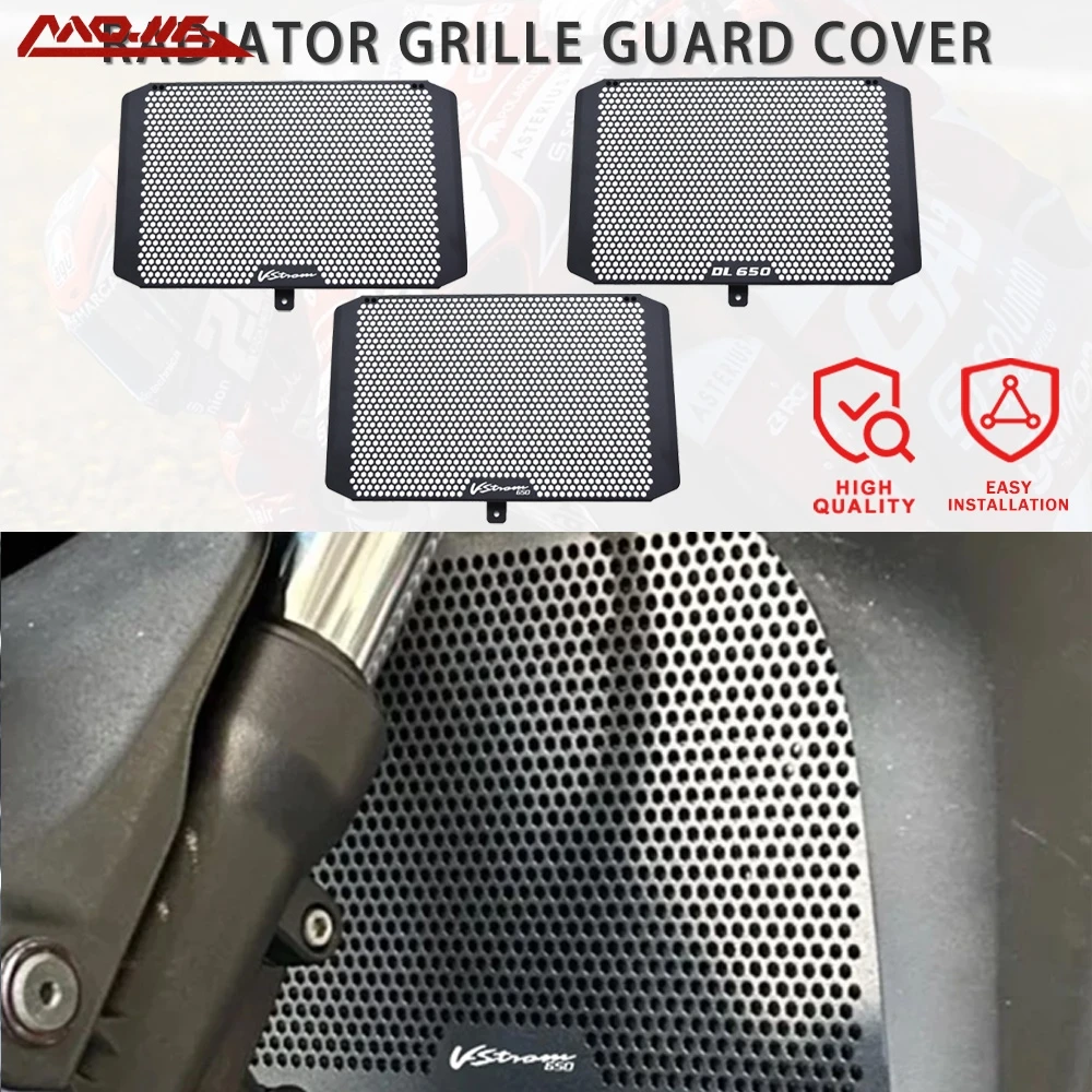 

DL650 Motorcycle Radiator Grille Guard Protector Grill Cover For Suzuki V-STROM VSTROM DL 650 VSTROM650 GTA 2011-2022 2023 2024
