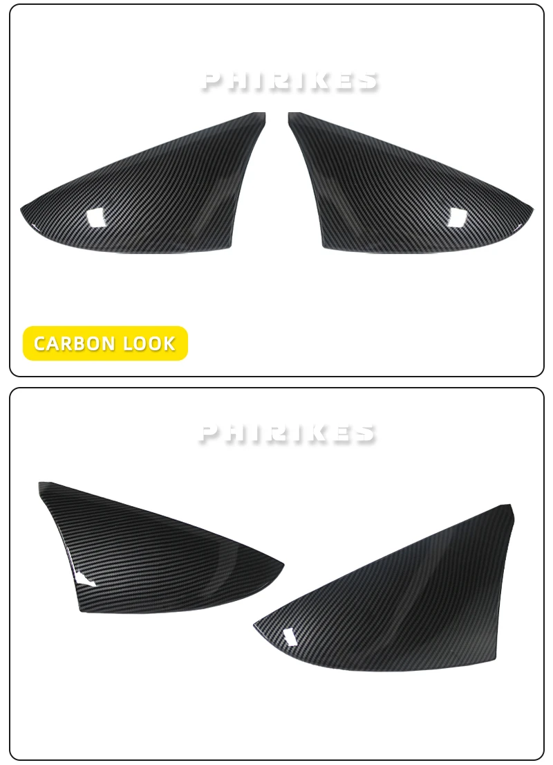 Für Lexus ES IS LS LC RC RCF UX Auto-Zubehör F SPORT-Stil ABS Carbon-Faser Seitenspiegel-Abdeckungen – Detail 6