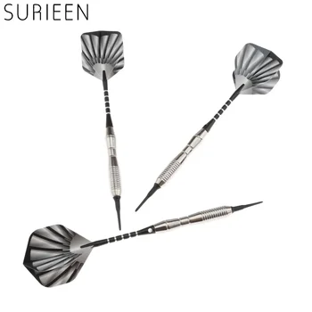 المهنية 3 قطعة 18 جرام لينة إبرة تلميح السهام البلاستيك لينة نقطة نبال مجموعة-16 جرام برميل من الفولاذ و الألومنيوم رمح و لطيفة نبال الطيران