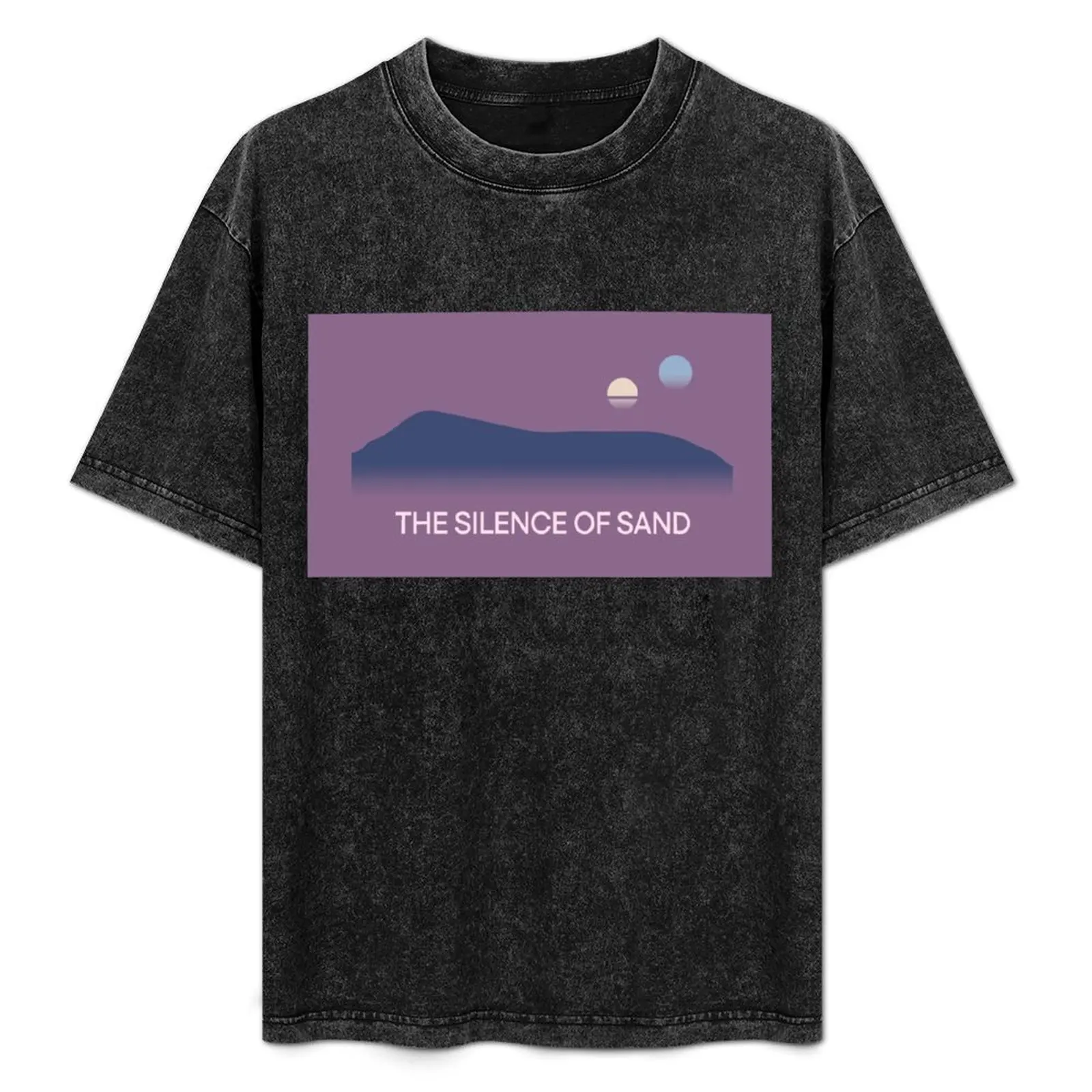 The Silence of Sand T-Shirt cute tops baggy shirts sports fans blue archive cotton t shirt men