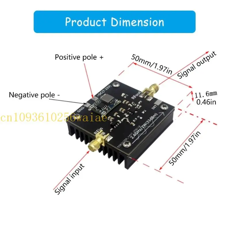 652F 2,4 GHz TRUE 2W HF -Leistungsverstärker -Schaltkarton SP132 C5 für Elektronik