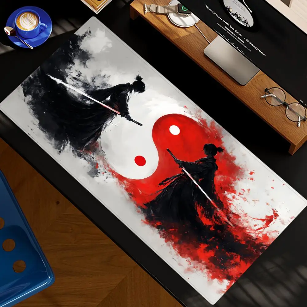 Sa-Mmurai Mouse Pad XXL Mouse Pad Desk Pad Decor Mat, Large Gaming Mouse Pad for Desk Computer Keyboard Laptop