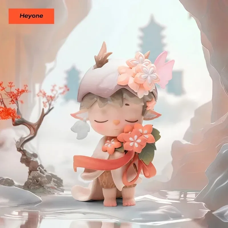 Heyone MIMI Neo-Chinese style Records of Splendor Series Blind Box Toys Kawaii Action Figure Caixa Caja Surprise Mystery