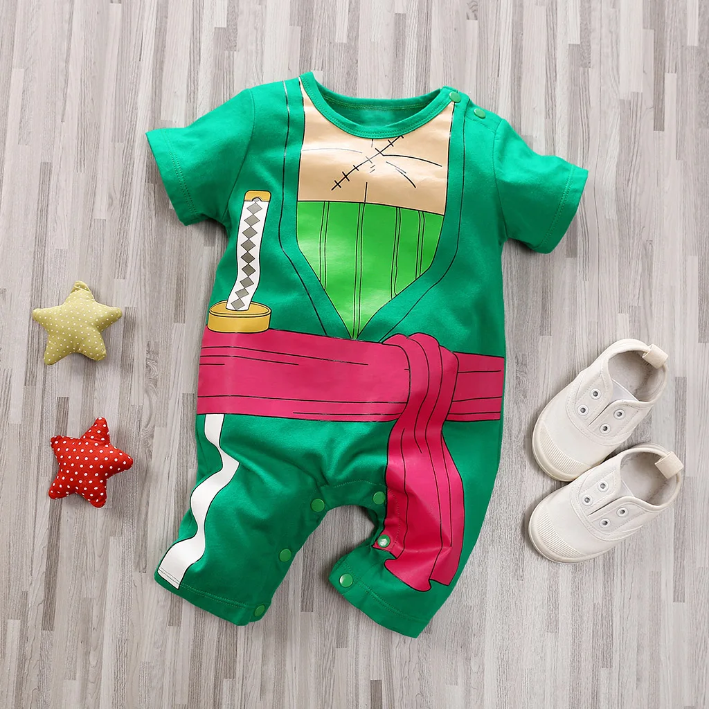 New Cartoon Onesie Children's Wear Toddler Jumpsuit Infant Boy Girl Print Clothes Cosplay 100% Cotton 0-18 Months baby Hipster