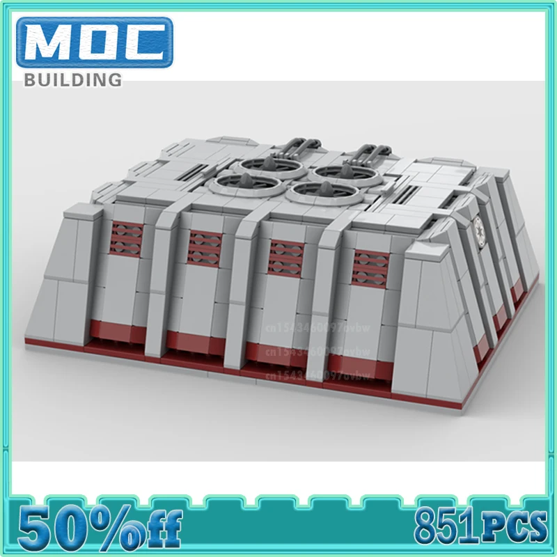 MOC Building Blocks Troop Generator Barracks Space Movie Scenes Model DIY Assembly Technology Bricks Collection Gift Toys