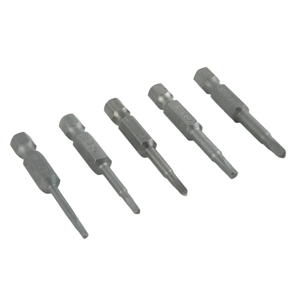 5 Pcs Magnetic Screwdriver Bits Triangle Head 1/4\'\' Hex Shank TA1.8  TA2.0 TA2.3 TA2.7 TA3.0 Bit For Electric Screwdriver Tool