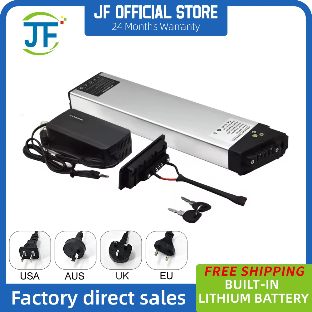 Electric Bike 48v10.4ah13ah 36V12AH17.5AH Folding Ebike Lithium Battery 250W 500W 750w