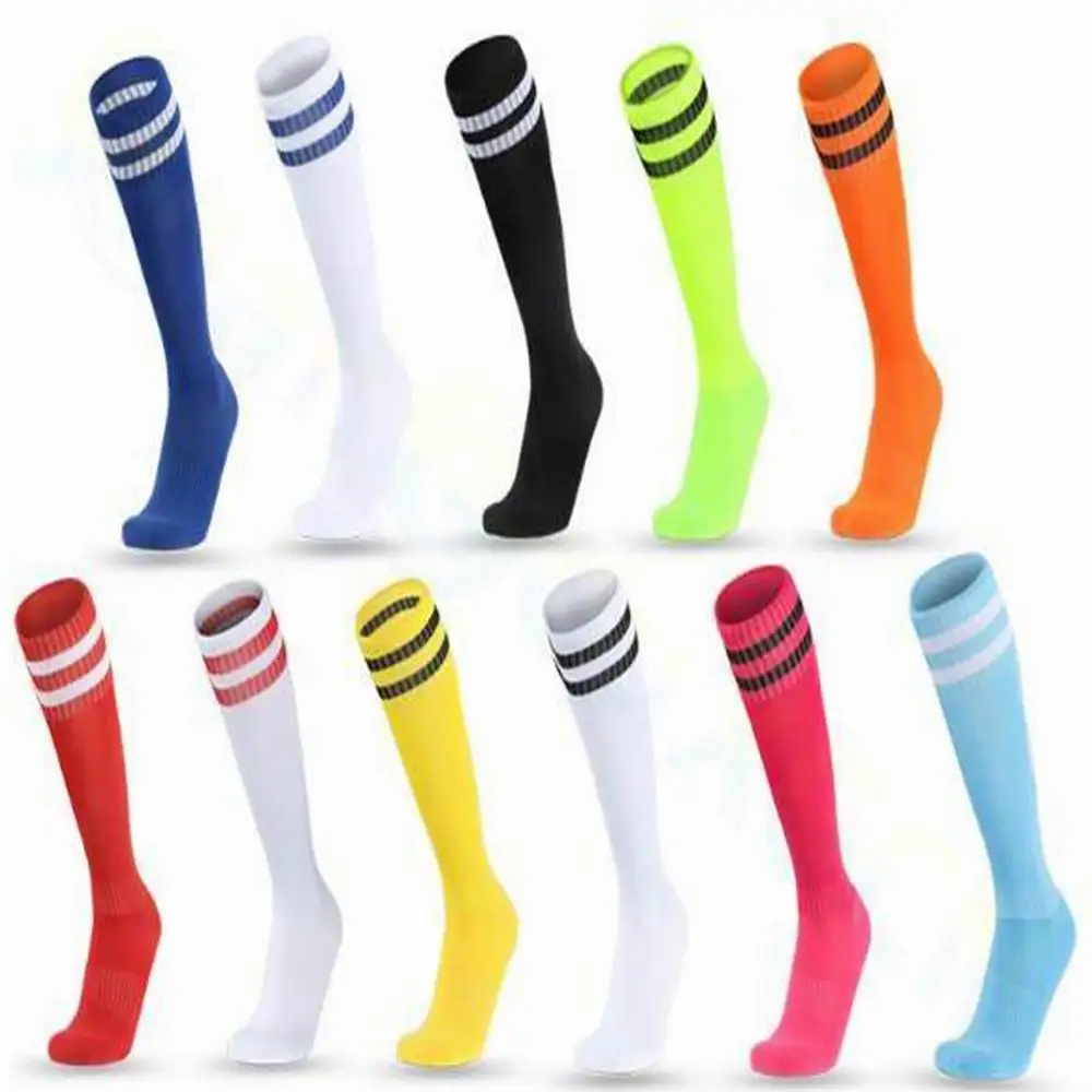 1pairs Football Baseball Club Sports Socks Knee Professional Cheerleaders Soccer Long Stocking Adult racing Stockings