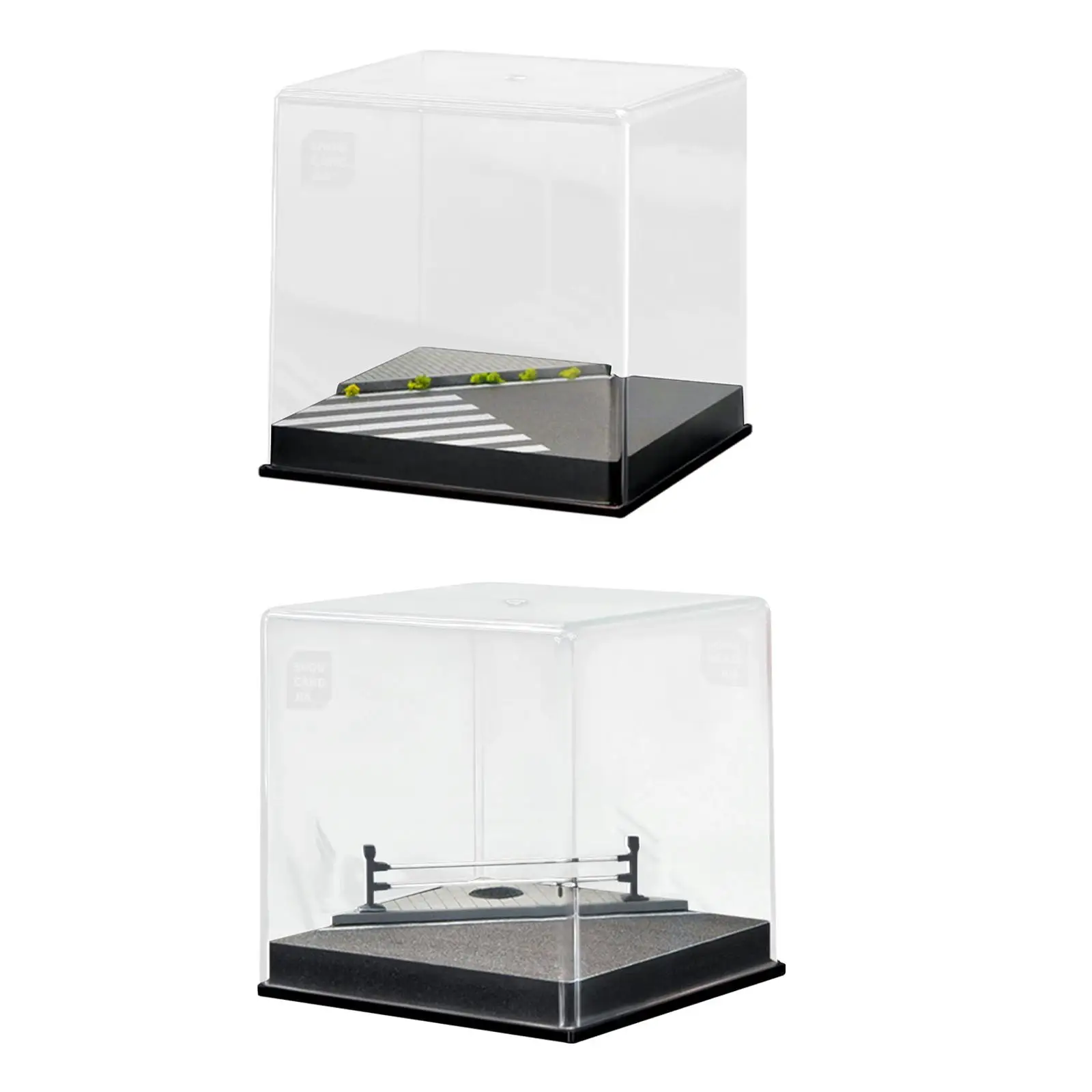 

Прозрачный акриловый витрина в масштабе 1/64, штабелируемая подставка для коллекции миниатюрных фигурок, игрушек