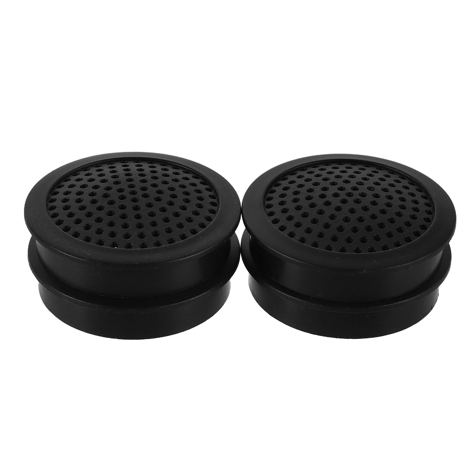 

4 Pcs Car Speaker Grille Stereo Tweeter Horn Round Protection Cover Plastic Audio