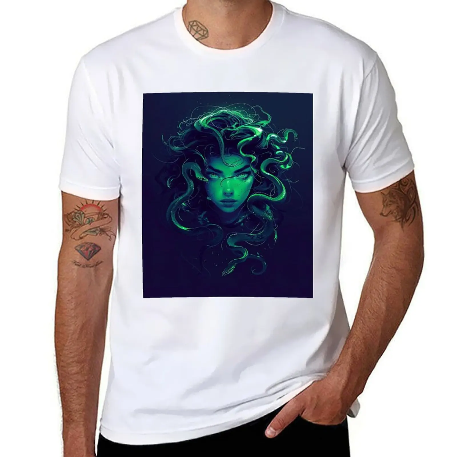 

Medusa - Hauntingly Beautiful T-Shirt Summer Fashion Casual Tee Shirt