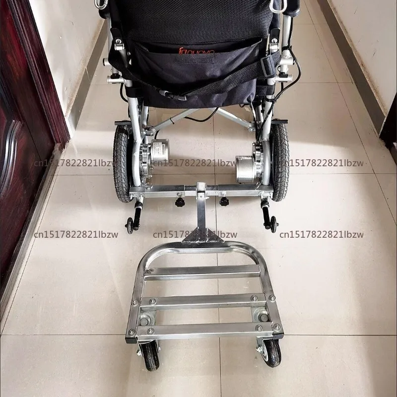 Electric Wheelchair Original Accessories Double Trailer Rear Seat Standing Pedal Four Wheels Rear Seat Folding