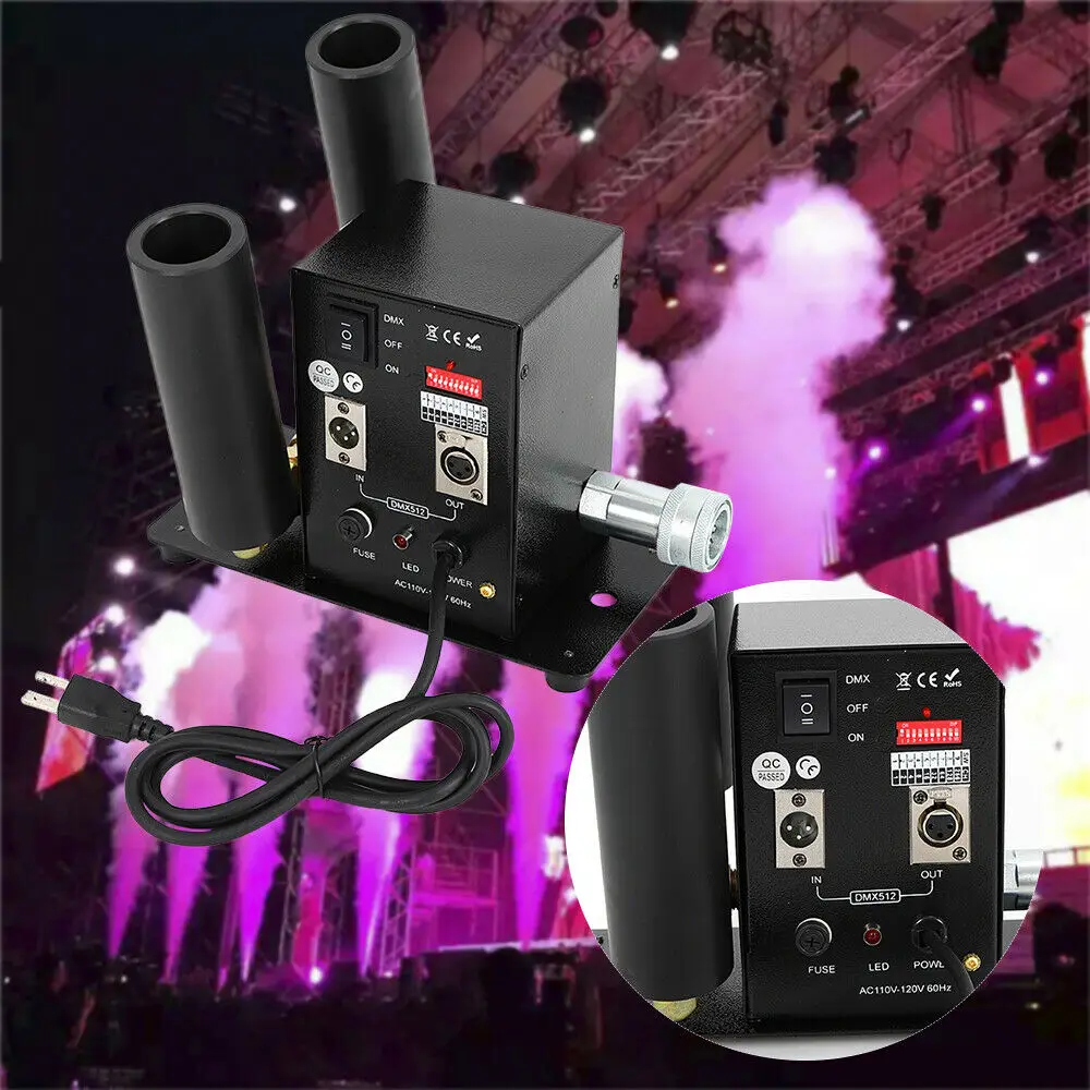 

Аппарат Co2 jet DMX Magic Effect, двухканальный противотуманный аппарат с газовым диоксидом углерода подходит для клубов, концертов, вечеринок и фестивалей