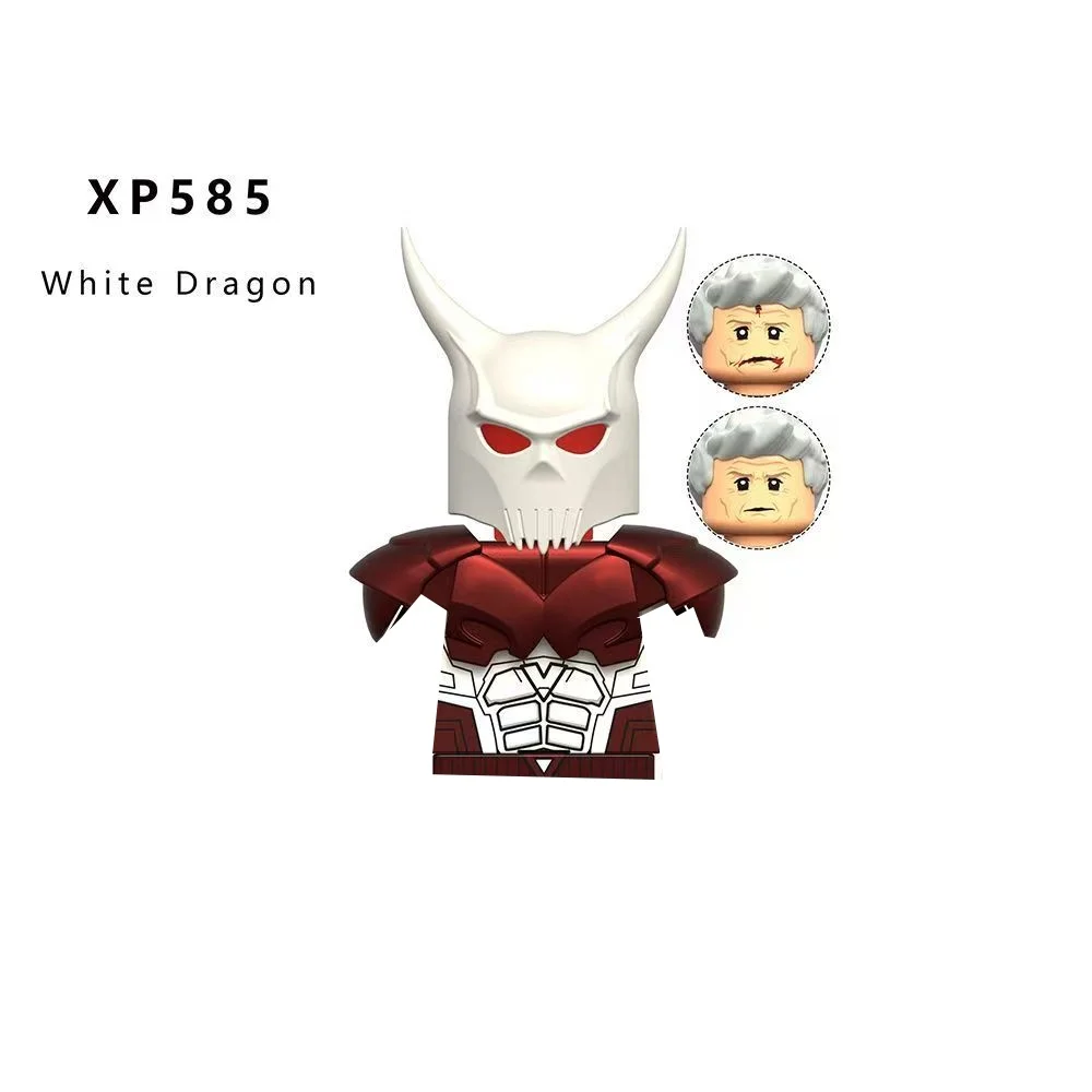 SuicideSquad Peacemaker Blue Dragon White Dragon Bloody soldier Vigilante Mini Building Blocks Movable Joints Kids Toys - view 3