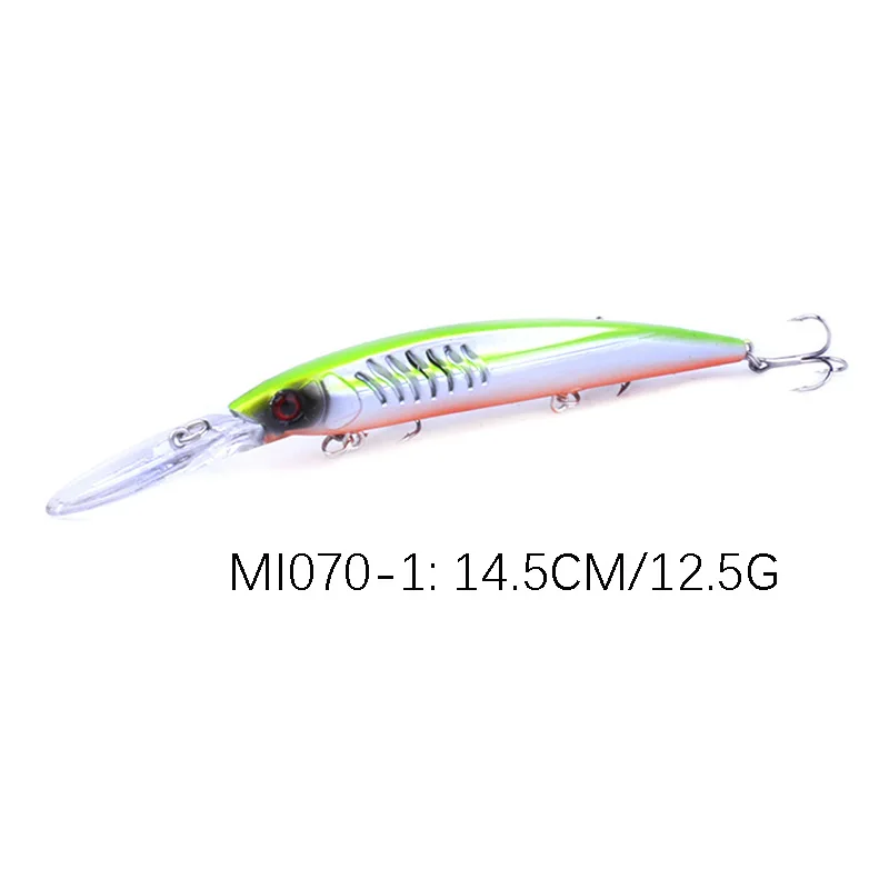 14.5cm Lure Fishing Equipment 12.5g Fake Fish Artificial Bait Spinning Accessories Goods Lures 2022 New Items Sea Carp Set Tools