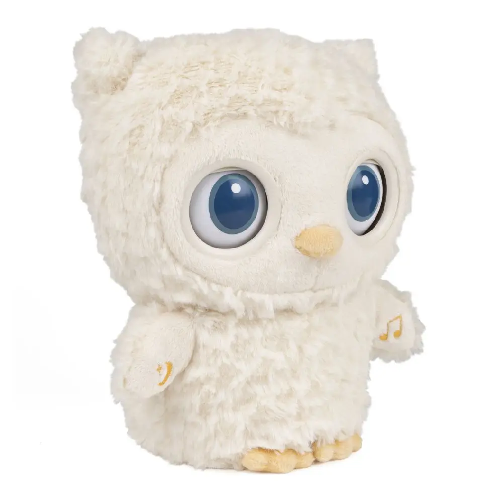 Original Baby GUND Owl Soother Soft Toy Sleep Eyes giocattoli di peluche elettronici canto e dormire per bambini carino e intelligente