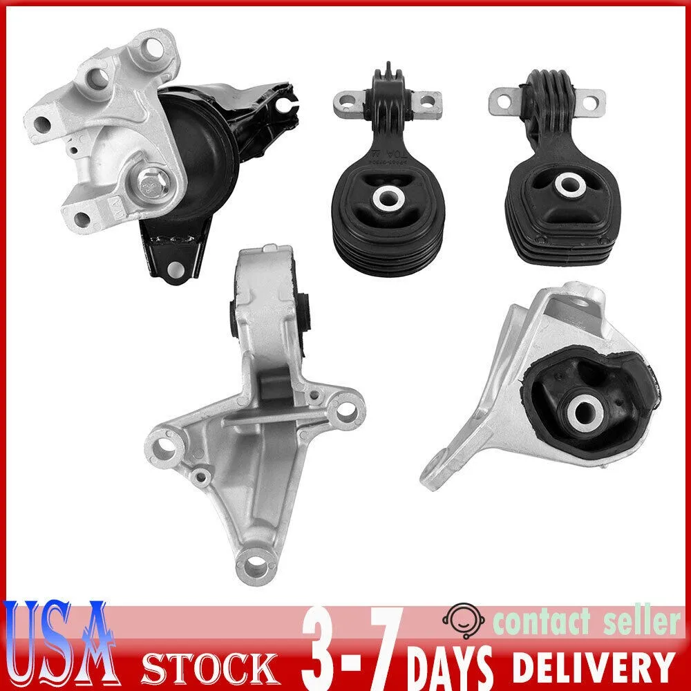 5Pcs Engine Mount Set for Honda CRV CR-V 15-17 2.4L Automatic Motor Mount Kit US