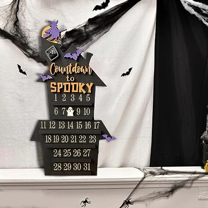هالوين العد التنازلي نعش النمذجة التقويم هالوين DIY العد التنازلي التقويم هالوين نعش النمذجة التقويم