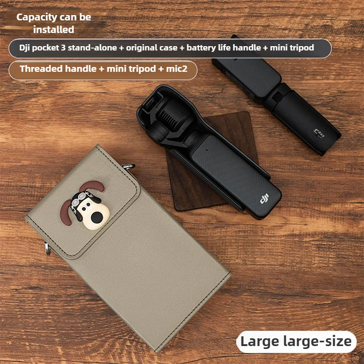 DJI Osmo Pocket 3 Camera Storage Bag, Protective Case, Portable Leather Cover, Accessories Cute and Lightweight Waterproof Cover