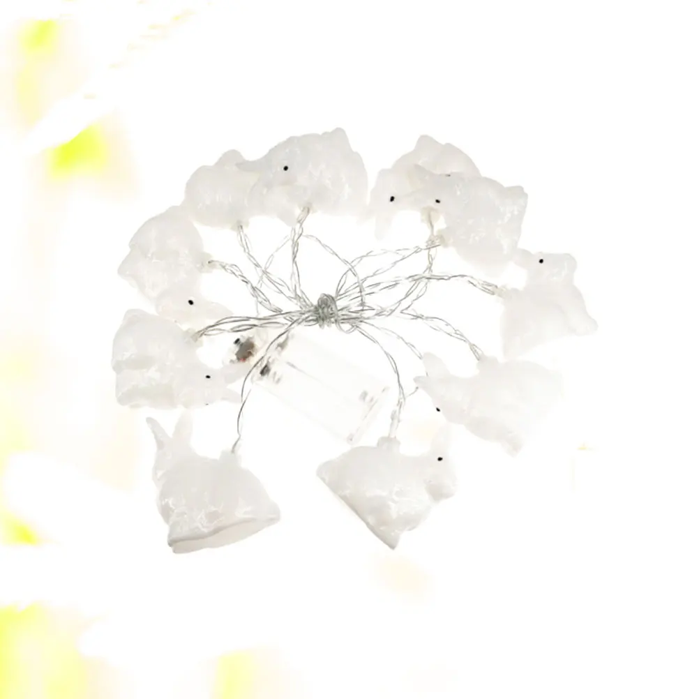 10 Leds Easter String Lamp 1.5 Meter Warm White Animal Design Light for Yard Patio Living Room Holiday Event Decor Creative