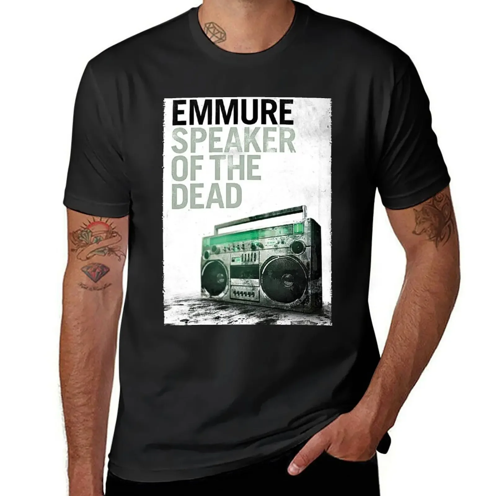 EMMURE T-Shirt vintage graphic tee blanks t shirt men