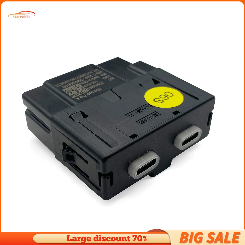 Automobiles And Spare Parts Dual USB Ports For VW Caddy Atlas Touran 5T ID4 For Skoda Kodiaq 3G5 035 718 A 3G5035718A