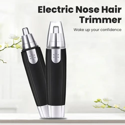3-in-1 Rechargeable Facial Hair Trimmer - Painless Electric Nose, Ear & Eyebrow Shaver for Men & Women, Portable Grooming Kit