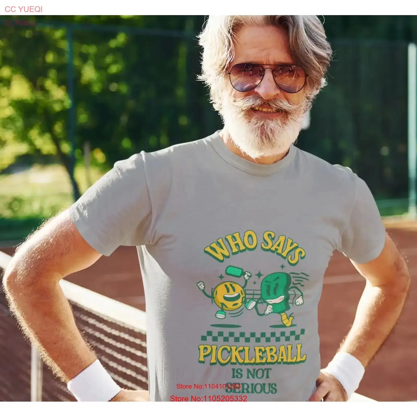 تي شيرت Who says Pickleball ليس جادًا من Softstyle للاعبين هدية لاعب عتيق مغسول أنيق قابل للتنفس وممتد #1