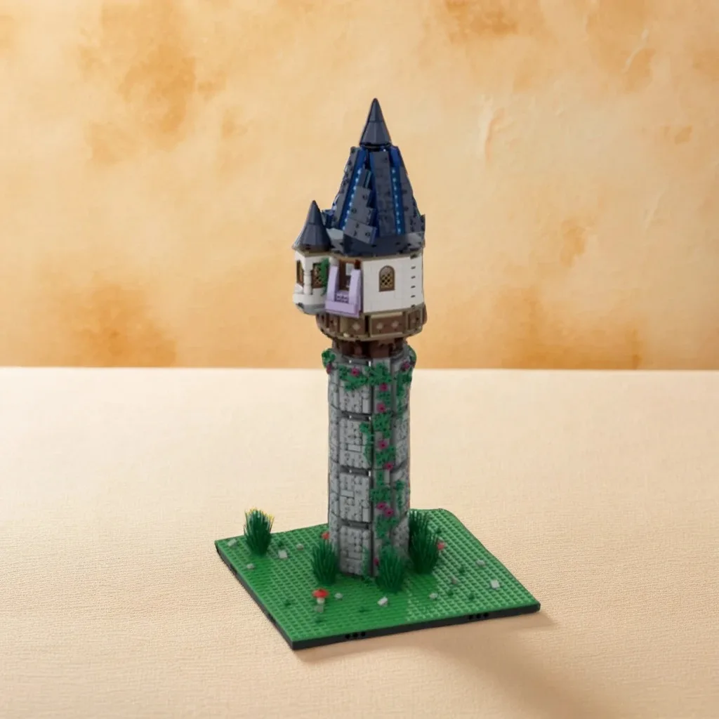 

1214 шт. MOC Рапунцель башня модульный сказочный мир классический комплект замка принцессы башни DIY строительные блоки игрушки на день рождения подарок