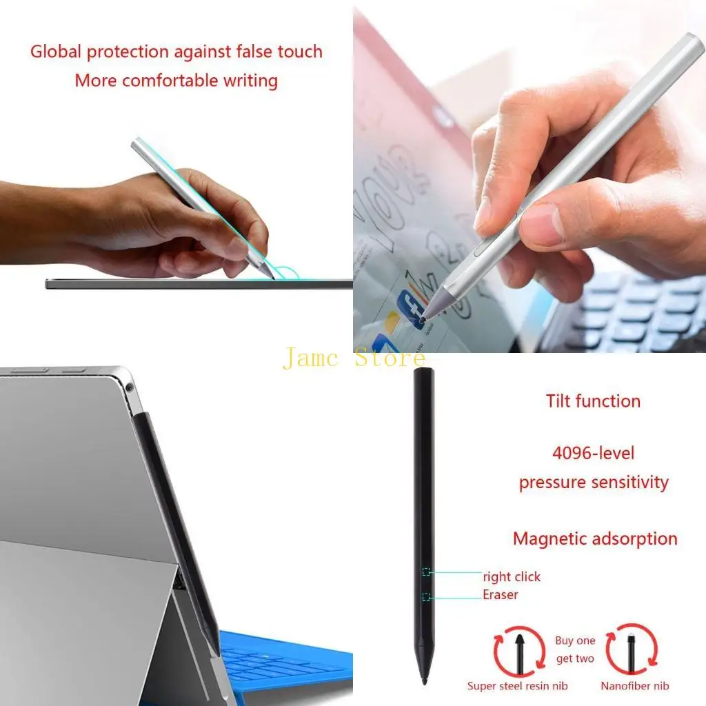 LX0B Capacitive Pencil for Palm Rejection Pressure Sensitive For Surface 3 4 5 6