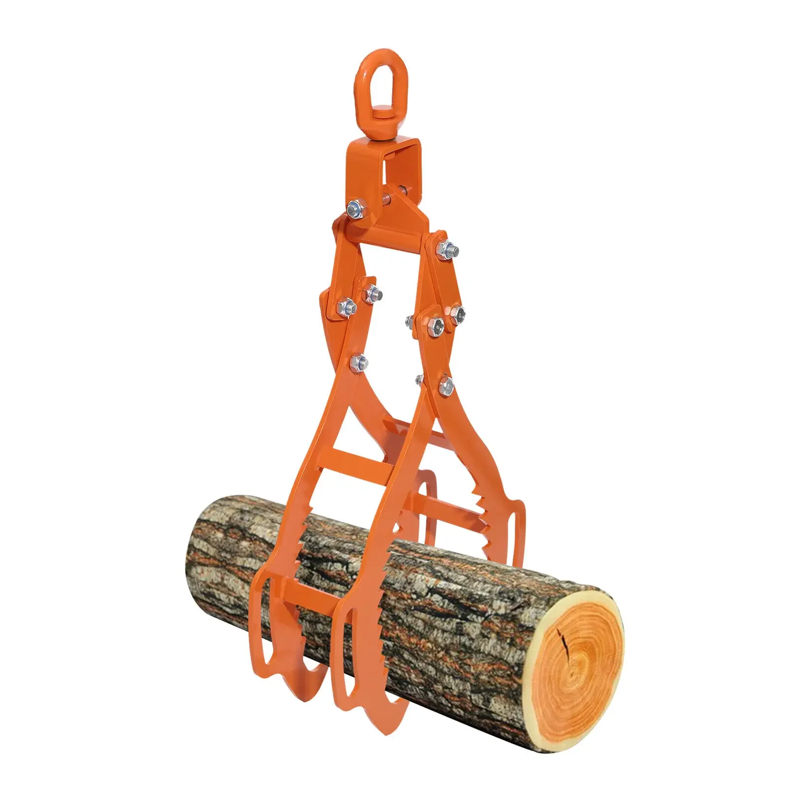 

3000LBS Heavy-Duty Log Lifting Tongs - Quadruple-Claw Steel Timber Grabber for Wood Handling & Forestry