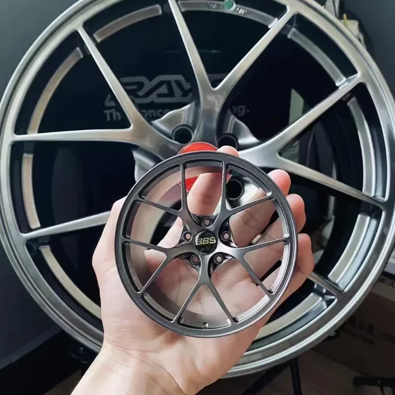 Bandai Heißer Verkauf 1/5 Auto Modell Schmieden Bbs Rays Metall Aluminium Rand Änderung Radnabe Desktop Display Personalisierte Änderung Spielzeug 5