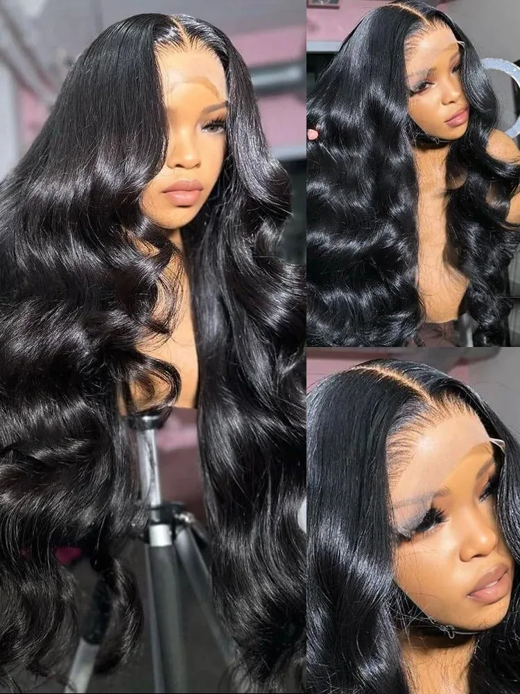 220 Dichtheid Body Wave HD Transparant 13x6 Kant Frontale Menselijk Haar Pruiken Braziliaanse Remy 13x4 Lace Front Pruiken Voor Vrouwen PrePlucked