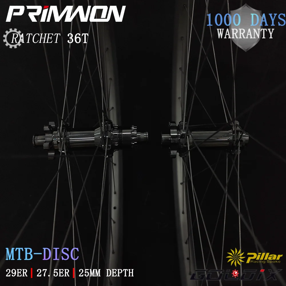 

25mm Depth Goldix M310 Hub 29/27.5ER MTB Bike Wheels XC AM Tubeless Bicycle Wheelset Symmetry Asymmetry J-Bend Reachet 36T
