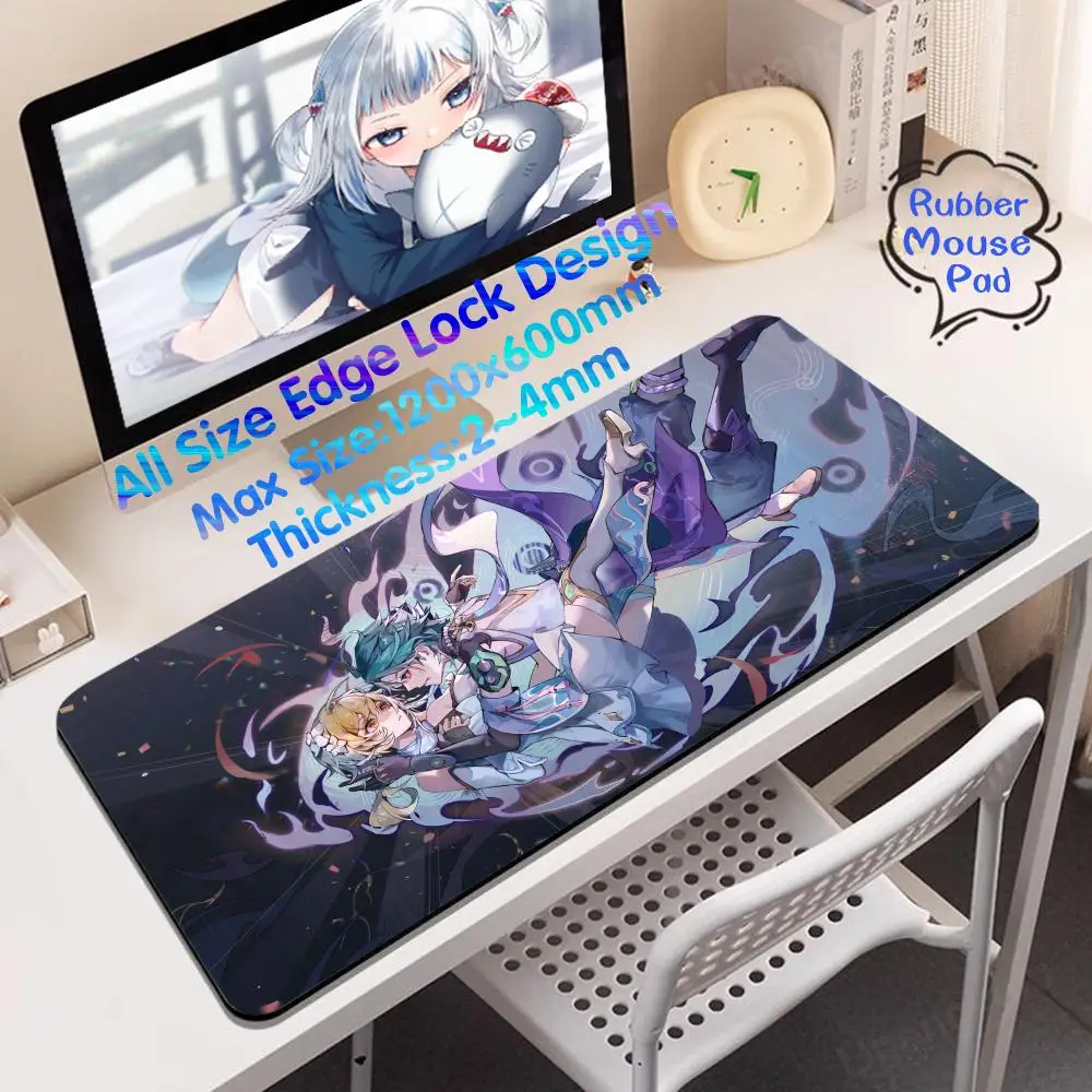 

Genshin Impact Xiao Mouse Pc Setup Accessories Cute Desk Accessories Anime xxx Characters Related to Mice Pad Pad Rubber Mouse